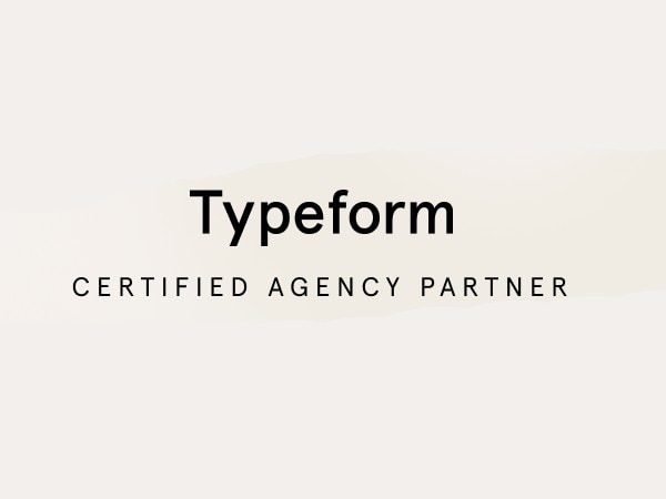 Typeform Certified Agency Partner